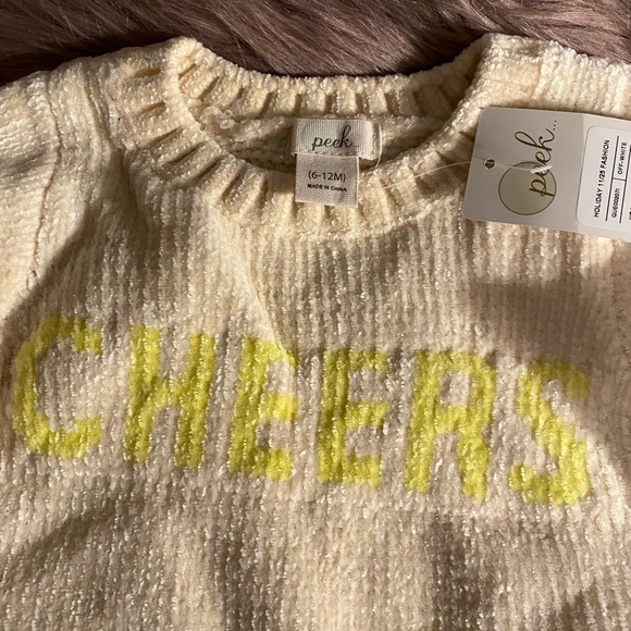 Peek Cheers sweater size 6-12 months - Picture 2 of 3
